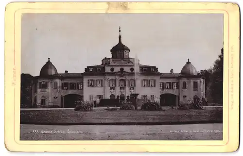 Fotografie Zedler & Vogel, Darmstadt, Ansicht Weimar, Schloss Belvedere