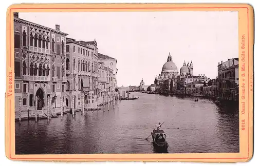Fotografie Römmler & Jonas, Dresden, Ansicht Venezia, Canal Grande e S. Ma. della Salute