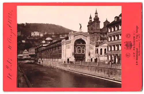 Fotografie F. Friedrich, Prag, Michaelsgasse 438, Ansicht Prag, Blick auf die Collonade