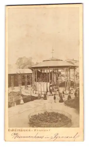 Fotografie F. Reinecke, Pyrmont, Ansicht Pyrmont, Blick auf das Brunnenhaus