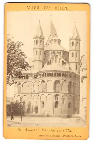 Fotografie Anselm Schmitz, Cöln, Ansicht Köln, Aussenansicht der St. Apostel kirche