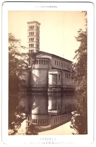 Fotografie J. F. Stiehm, Berlin, Ansicht Potsdam, Blick auf die Friedens-Kirche