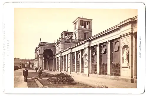 Fotografie J. F. Stiehm, Berlin, Ansicht Potsdam, Partie am Orangerie Haus