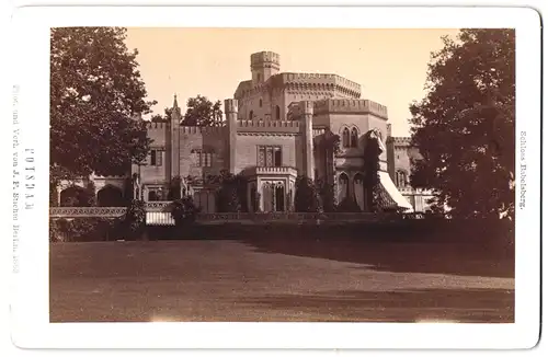 Fotografie J. F. Stiehm, Berlin, Ansicht Potsdam, Partie am Schloss Babelsberg