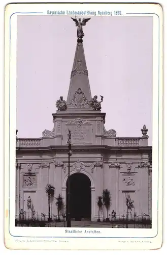 Fotografie Carl Klein, Nürnberg, Ansicht Nürnberg, Bayerische Landesausstellung Nürnberg 1896, Staatliche Anstalten