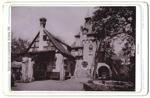 Fotografie Carl Klein, Nürnberg, Ansicht Nürnberg, Bayerische Landesausstellung Nürnberg 1896, Weinhaus