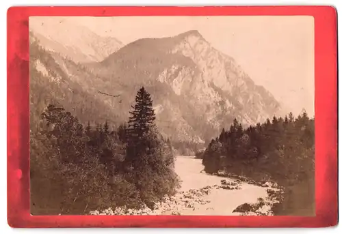 Fotografie Franz Fankhauser, Admont, Ansicht Brucksattel im Gesäuse, Blick in das Naturschutzgebiet mit Gebirge