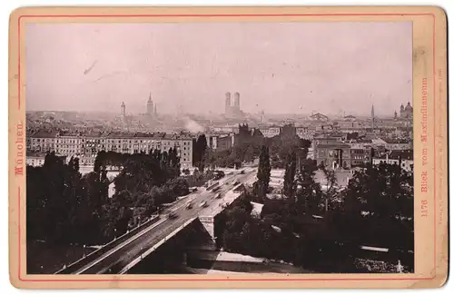 Fotografie Römmler & Jonas, Dresden, Ansicht München, Blick auf die Stadt vom Maximilianeum