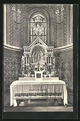 AK St. Gabriel /Mödling, Anna-Altar im Missionshaus