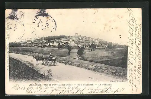 AK Allègre, Vue générale, Totalansicht