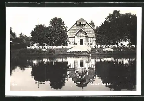 AK Hammer am See, Gasthaus am See mit Terrasse