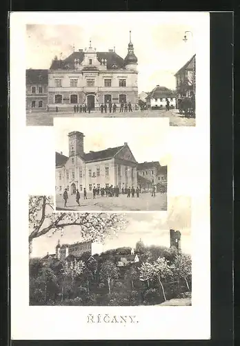 AK Ricany, Namesti, Radnice, Zamek