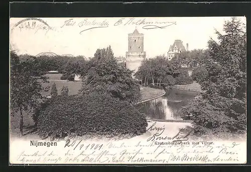 AK Nijmegen, Kronenburgerpark met Vijver