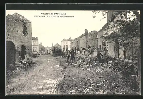 AK Fenneviller, Après le bombardement