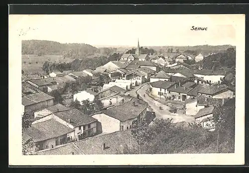 AK Senuc, Ortsansicht aus der Vogelschau