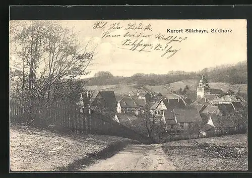 AK Sülzhayn /Südharz, Blick auf Kurort