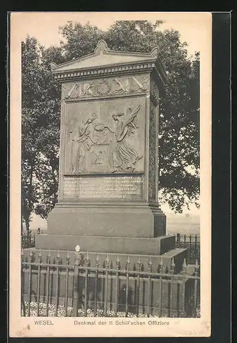 AK Wesel, Denkmal der 11 Schill`schen Offiziere