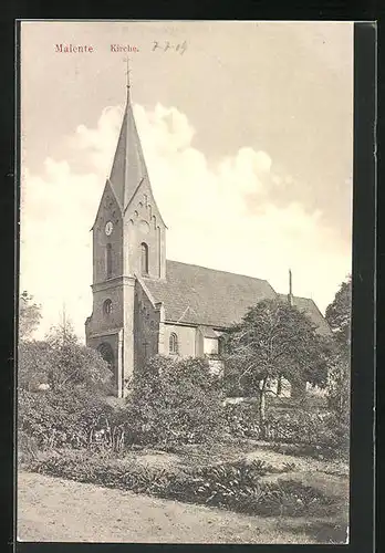 AK Malente, Blick auf Kirche