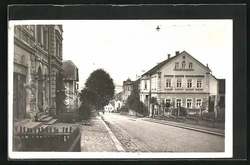 AK Drzkov, Ansicht einer Strassenpartie