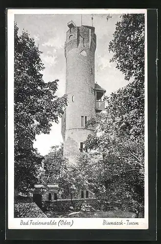 AK Bad Freienwalde (Oder), Bismarck-Turm