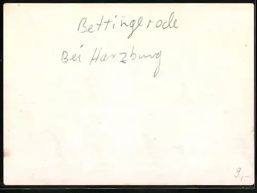 Fotografie unbekannter Fotograf, Ansicht Bettingerode bei Harzburg, Gasthus Römerkrug