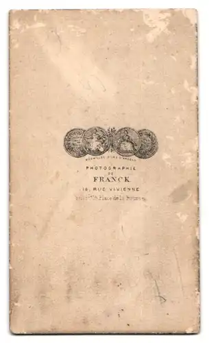Fotografie Franck, Paris, Place de la Bourese 15, Schauspielerinnen der Comedie Francaise, Guyon, A. Brohan, Ponsin