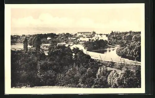 AK Pátek, Ortsansicht mit Umgebung