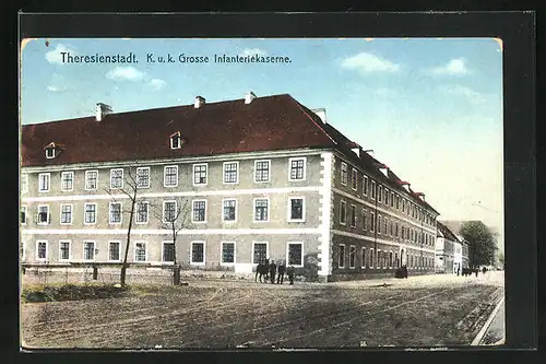 AK Theresienstadt / Terezin, K. u. K. Grosse Infanteriekaserne