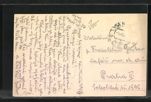 AK Benátecká Vrutice, Denkmal, Strassenpartien