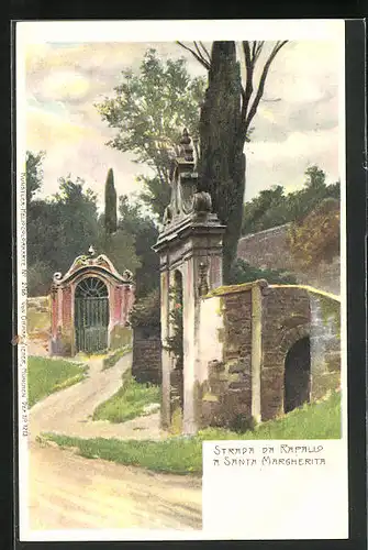 Lithographie Santa Margherita, Strada da Rapallo