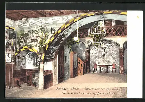 AK Klausen, Speisesaal bei Kantioler