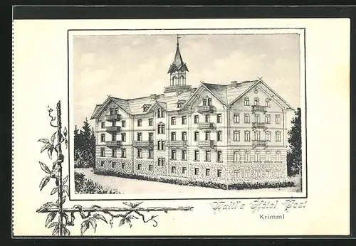 AK Krimml, Waltl`s Hotel Post