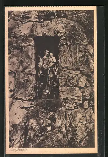 AK Heidingsfeld, Erz. Institut it Haushaltungsschule, Josefsgrotte