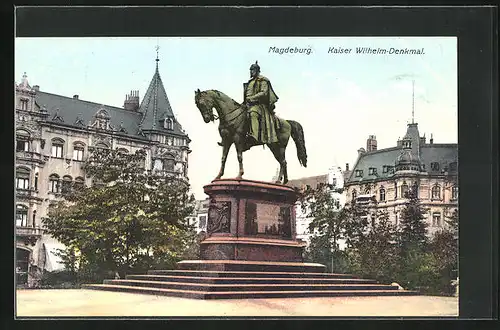 AK Magdeburg, Kaiser Wilhelm-Denkmal