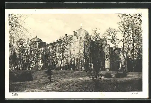 AK Celle, Blick auf Schloss