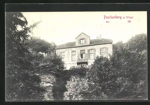 AK Rinteln, Paschenburg im Wesergebirge