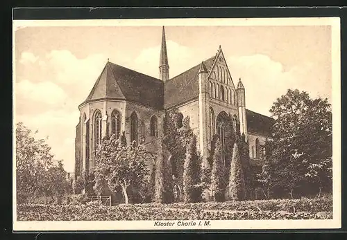 AK Chorin i. M., Blick auf Kloster