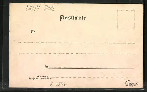 AK Haida, Häuser an der Poststrasse