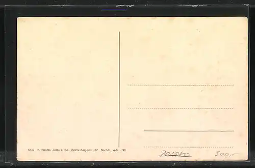 AK Kratzau i. B., K. K. Bezirks-Siechenhaus