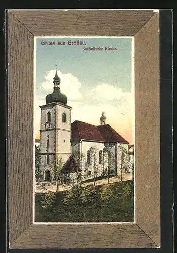 AK Grottau / Hradek Nad Nisou, Katholische Kirche