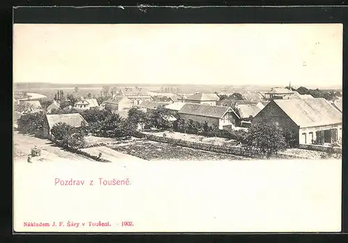 AK Tousen, Panorama mit Ortspartie