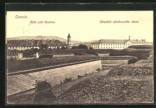 AK Theresienstadt / Terezin, Mala pesi kasarna