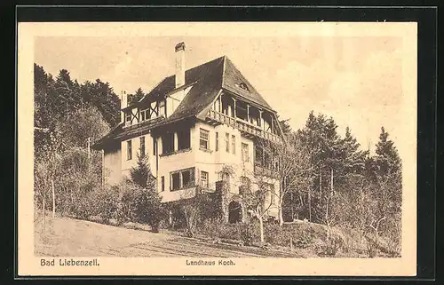 AK Bad Liebenzell, Hotel Landhaus Koch