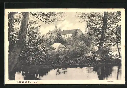 AK Ilsenburg a. Harz, Ansicht des Schlosses