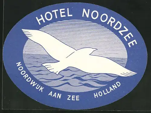 Kofferaufkleber Noordwijk aan Zee, Hotel Noordzee