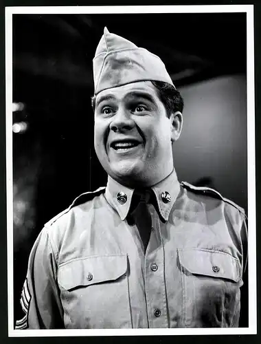 Fotografie Portrait Schauspieler Bill Ramsey in Uniform der US-Army