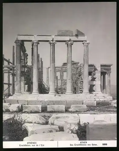 Fotografie NPG Berlin-Steglitz Nr. 15015, Ansicht Athen, das Erechtheion von Osten