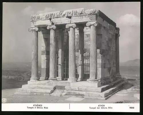 Fotografie NPG Berlin-Steglitz Nr. 15010, Ansicht Athen, Tempel der Athena Nike