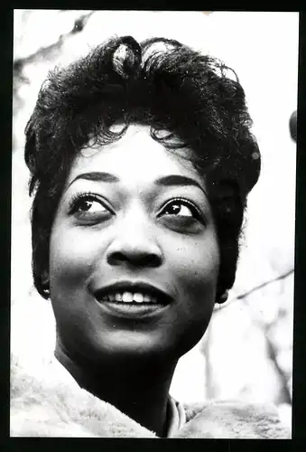 Fotografie Portrait Opernsängerin Gloria Davy um 1961