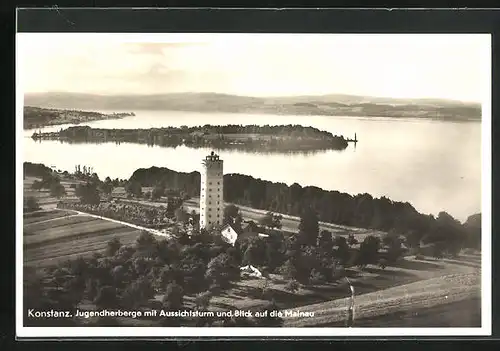 AK Konstanz, Jugendherberge mit Aussichtsturm